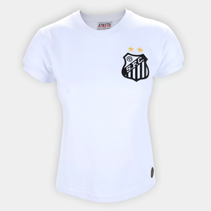 blusa do santos feminina azul